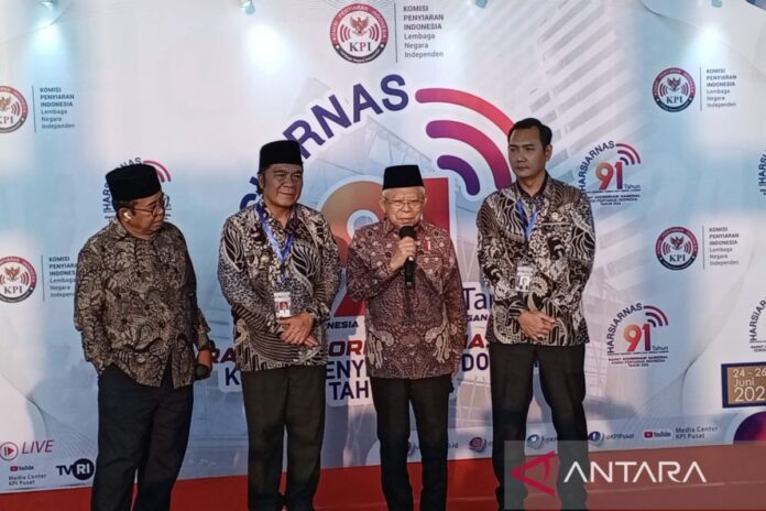 Wakil Presiden Minta KPI Edukasi Publik Secara Netral Jelang Pilkada